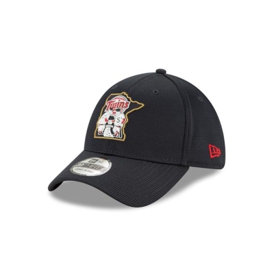 Minnesota Twins Gorra | New Era MLB Clubhouse Collection 39thirty Stretch Fit Cap Mexico - Azules